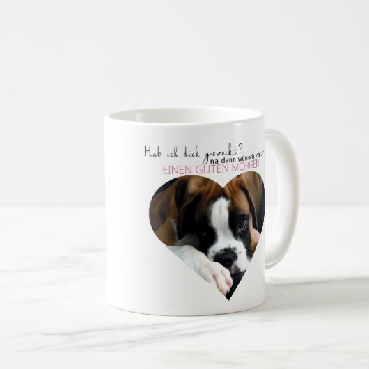 Guten Morgen - Boxer Tasse Koffiemok (Voorkant rechts)