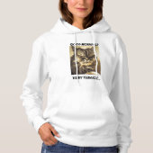 Guten Morgen? Ganz dünnes Eis! Kaffee Spruch      Hoodie (Voorkant)