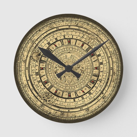 Gutenberg Astrological clock Ronde Klok (Voorkant)