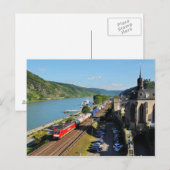 Güterzug in Oberwesel Briefkaart (Voorkant / Achterkant)