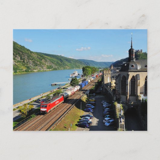 Güterzug in Oberwesel Briefkaart (Voorkant)