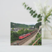 Güterzug in St. Goar Briefkaart (Staand voorkant)