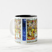 Guthram Hedégel December Tweekleurige Koffiemok (Voorkant links)