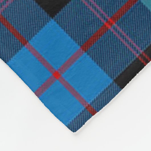 Guthrie Ancient Clan Badge Tartan Pset Fleece Deken (Hoek)