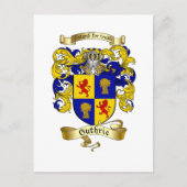 Guthrie Coat of Arms Briefkaart (Voorkant)