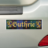 Guthrie Coat of Arms Bumpersticker (Op auto)