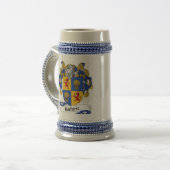 Guthrie Coat of Arms Stein - Family Crest Bierpul (Voorkant links)