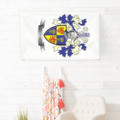 Guthrie Family Crest Coat of Arms Spandoek (Insitu)