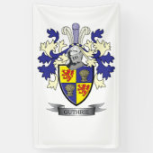 Guthrie Family Crest Coat of Arms Spandoek (Verticaal)