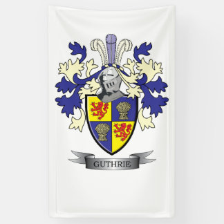 Guthrie Family Crest Coat of Arms Spandoek