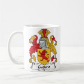 Guthrie Family Crest Koffiemok (Links)