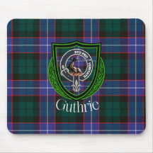 Guthrie Schotse Clan Tartan & Crest