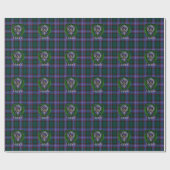 Guthrie Scottish Clan Tartan & Crest Cadeaupapier (Vlak)