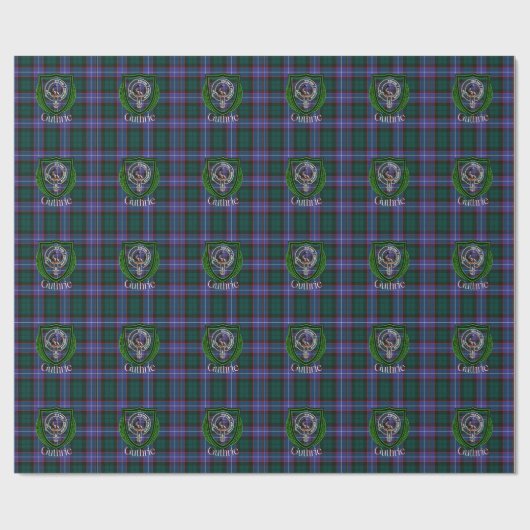 Guthrie Scottish Clan Tartan & Crest Cadeaupapier (Vlak)