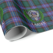 Guthrie Scottish Clan Tartan & Crest Cadeaupapier (Rol Hoek)