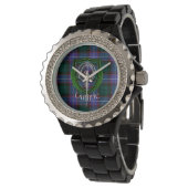Guthrie Scottish Clan Tartan & Crest Horloge (Gekanteld)