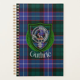 Guthrie Scottish Clan Tartan & Crest Planner