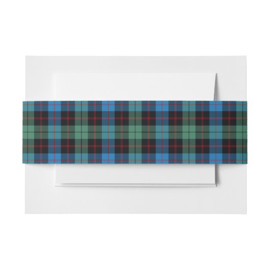 Guthrie Scottish Tartan Belly Band Uitnodigingen Wikkel (Voorkant Voorbeeld)