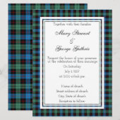 Guthrie Scottish Wedding Invitation Kaart (Voorkant / Achterkant)