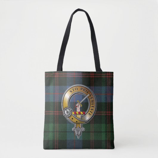 Guthrie Tartan & Badge Tote Bag (Voorkant)