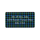 Guthrie Tartan Label (Voorkant)
