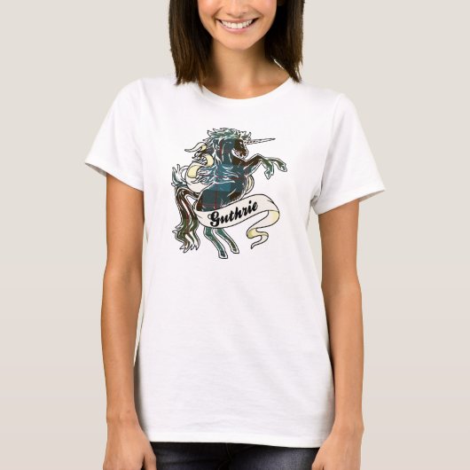 Guthrie Tartan Unicorn T-shirt (Voorkant)