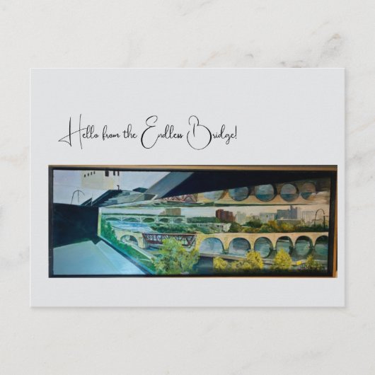 Guthrie's Eindeloze Brug Ansichtkaart Briefkaart (Voorkant)