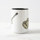 Guthrie's gitaar "Deze machine doodt fascisten" Tweekleurige Koffiemok (Center)