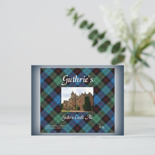 Guthrie's Guthrie Castle Ale Briefkaart (Staand voorkant)