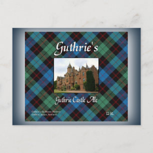 Guthrie's Guthrie Castle Ale Briefkaart