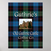 Guthrie's Old Guthrie Castle Coffee Co. Poster (Voorkant)