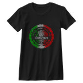 Gutiérrez  Achternaam México embleem shirt Dames