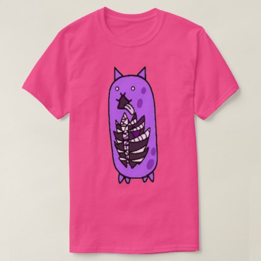Gutless cat from battle cats  t-shirt (Design voorkant)