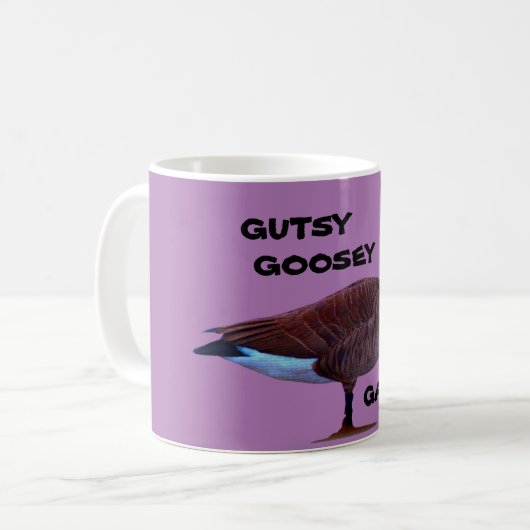 Gutsy Goosey Gal Mok (Voorkant links)