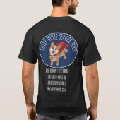 GUTSY MUTTS MANNEN BLACK T SHIRT (Achterkant)
