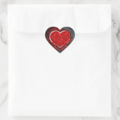 Gutsy Valentijn Hart Sticker (Tas)