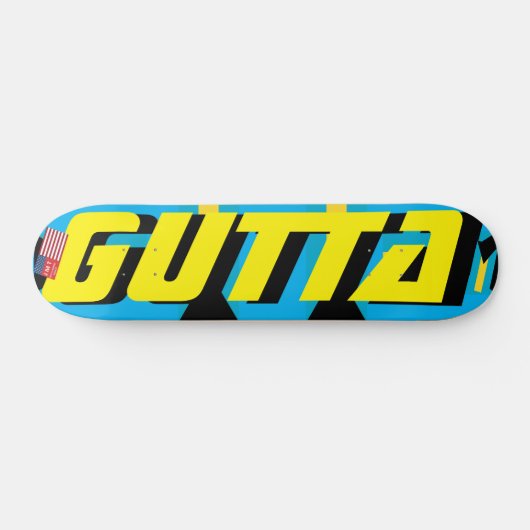 GUTTA JMT STLUCIA 7 3/4" Skateboard Deck (Horizontaal)