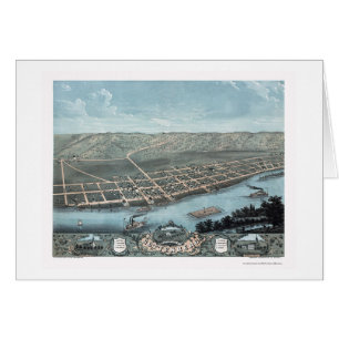 Guttenburg, IA Panoramic Map - 1869