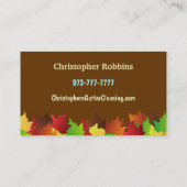 Gutter Cleaner Visitekaartjes (Achterkant)