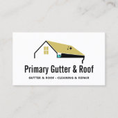 Gutter Dak Reiniging & Reparatie Bouw Visitekaartje (Voorkant)