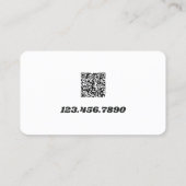 Gutter Dak Schoonmaak Reparatie Custom QR Visitekaartje (Achterkant)