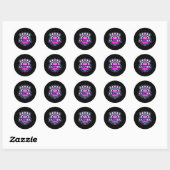 Gutter Gals Grappige Bowling Teamnaam Dames Matchi Ronde Sticker (Vel)