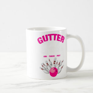 Gutter Gals Grappige Bowling Teamnaam Vrouwen Meis Koffiemok