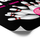 Gutter Gals Grappige Bowling Teamnaam Vrouwen Meis Poster (Hoek)