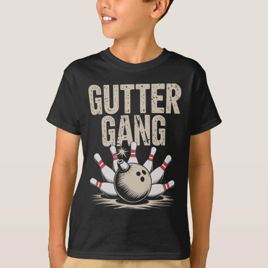 Gutter Gang Bowling 1 T-shirt (Voorkant)