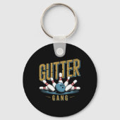 Gutter Gang Bowling Funny Bowler 1  Sleutelhanger (Voorkant)