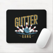 Gutter Gang Bowling Grappige Bowler 1 Muismat (Met muis)