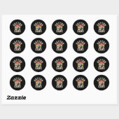Gutter Gang Bowling Grappige Bowler Ronde Sticker (Vel)