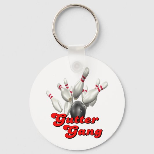 Gutter Gang Bowling Sleutelhanger (Voorkant)