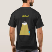 Gutter Gang Grappig genaamd Bowling Cool Simple T-shirt (Achterkant)